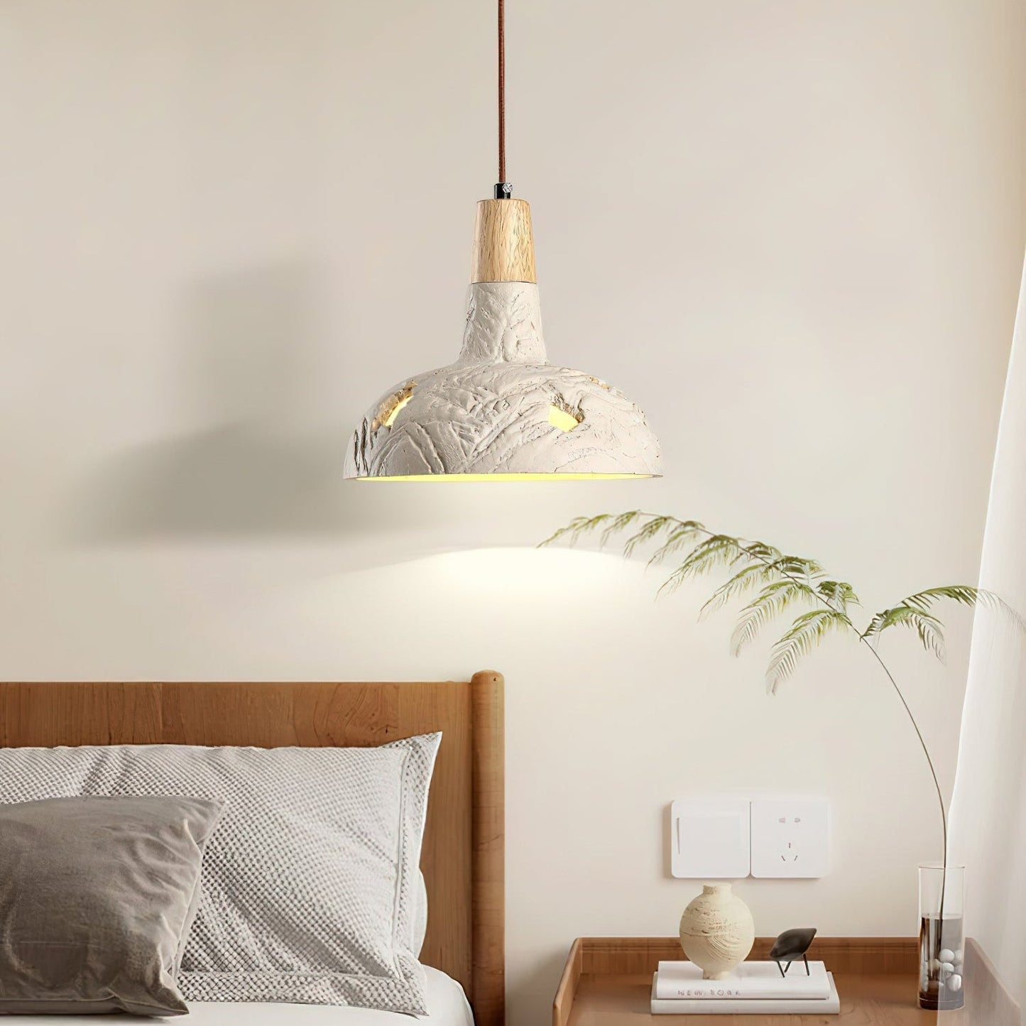 Kavari Pendelleuchte Zement Holz – Stilvolle Beleuchtung Für Ihr Zuhause 6