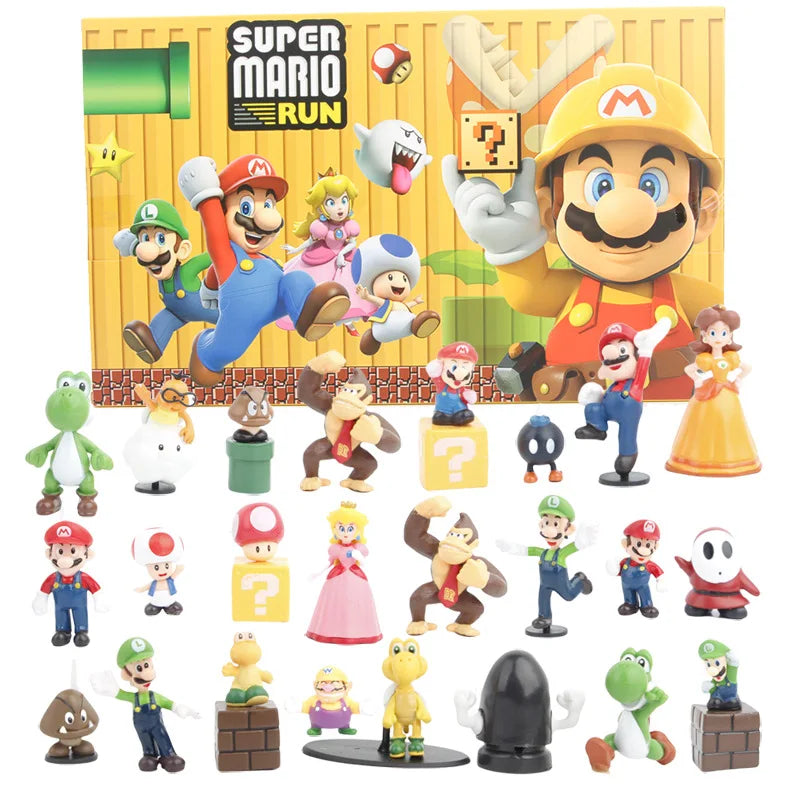 Kawaii Figuren Set Mario Sonic PAW Patrol – Freude für Die Weihnachtszeit 0