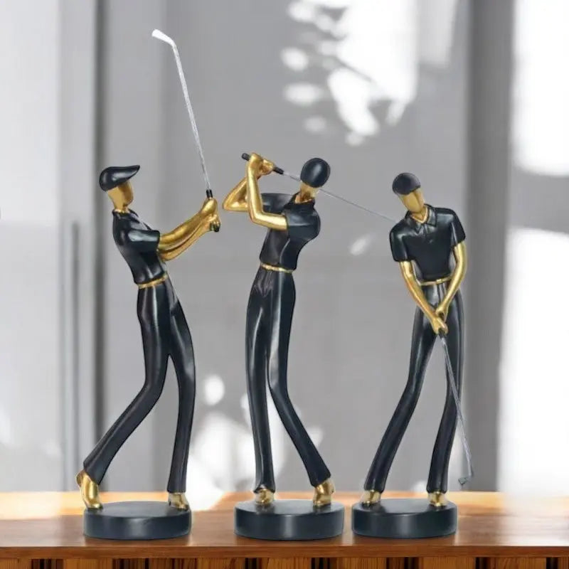 Kelly Swing Golfskulpturen – Elegante Darstellung von Bewegung 4