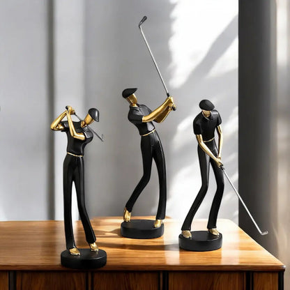 Kelly Swing Golfskulpturen – Elegante Darstellung von Bewegung 7