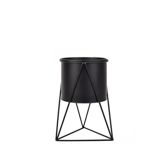 **Keramik-Pflanzgefäß Mit Metallständer – Stilvolle Pflanzenpräsentation Für Jeden Raum** 0