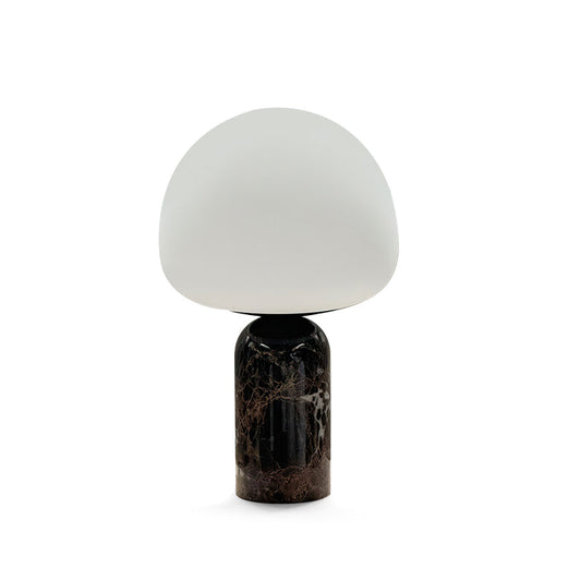 Kizu Tischlampe – Elegante Marmor- und Glasleuchte 0