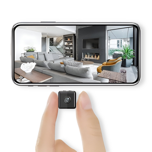 **Kompakte Drahtlose WiFi Überwachungskamera** – Hochauflösende Sicherheit für Ihr Zuhause 0