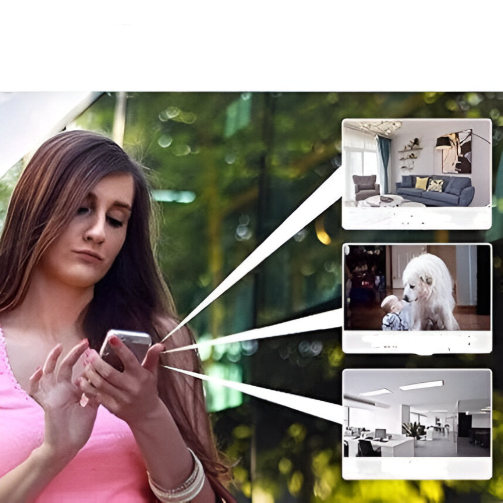 **Kompakte Drahtlose WiFi Überwachungskamera** – Hochauflösende Sicherheit für Ihr Zuhause 2