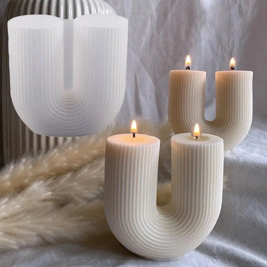 Kreative Geometrische Säule Duftkerze – Stilvolles Design für Behagliche Momente 0