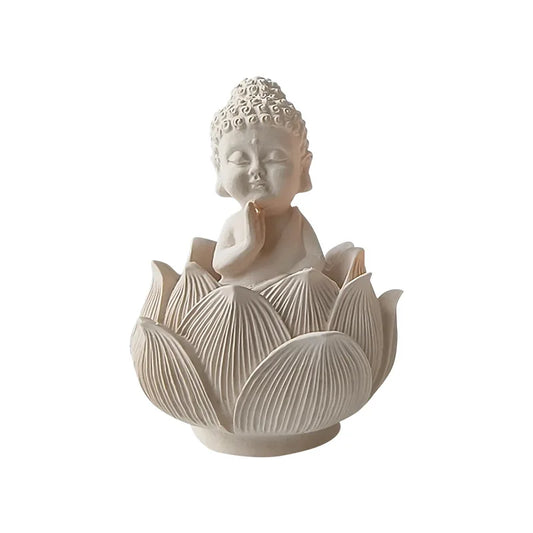 Kreative Lotusblüte Buddha 3D Silikonform – Vielseitige DIY Dekoration für Aromatherapie 5