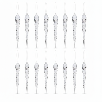 **Kristall-Eiszapfen Anhänger** – Funkelnde Winterdekoration für Dein Zuhause 2