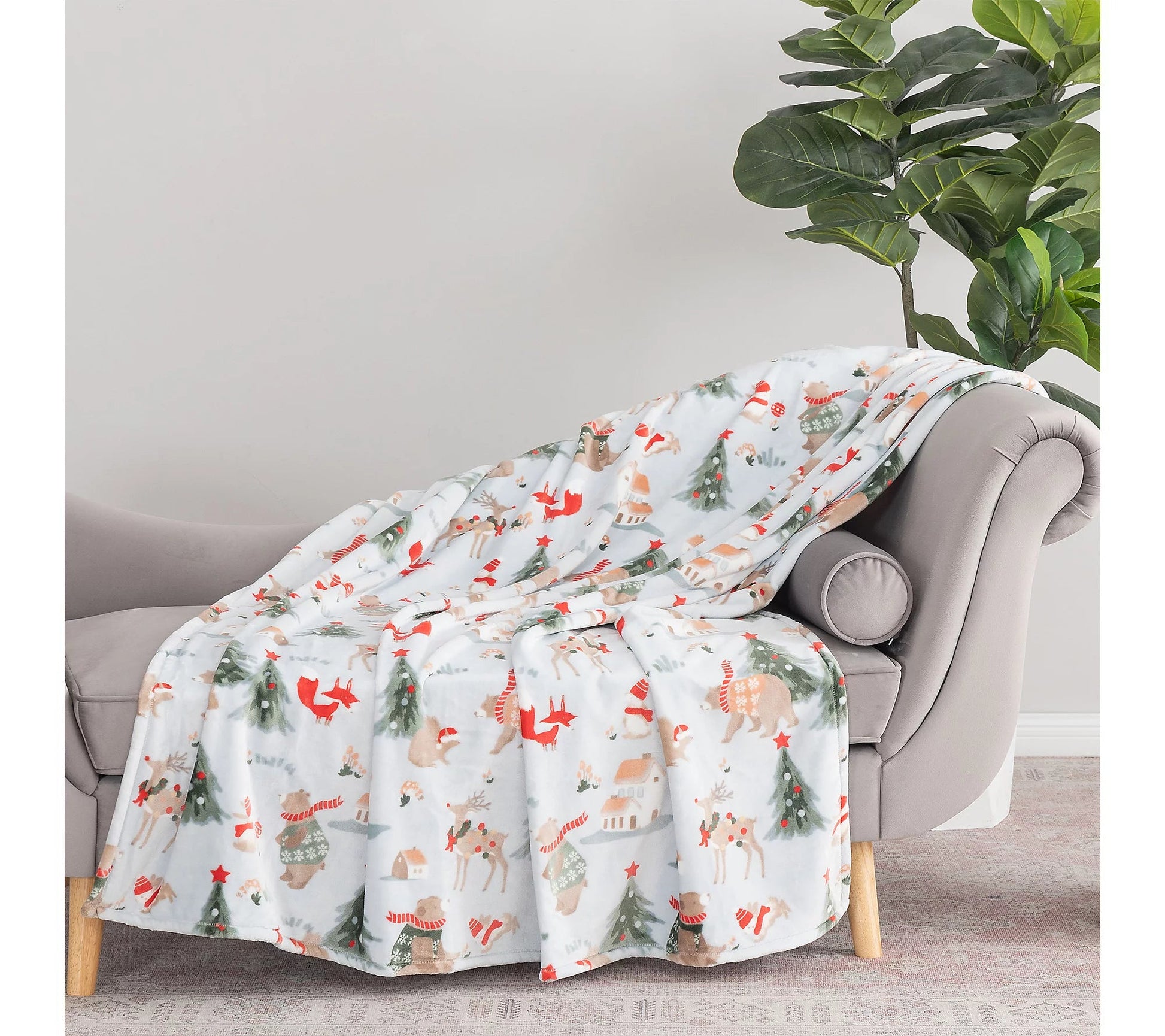 Kuscheldecke Weihnachten Rot – Gemütliche Wärme Für Frostige Abende 6