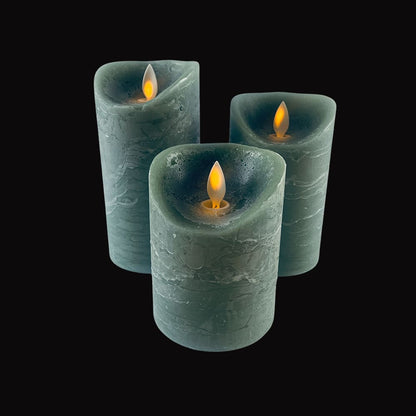 LED-Blockkerze Rustik Paraffin – Gemütliches Licht Für Sichere Nächte 11