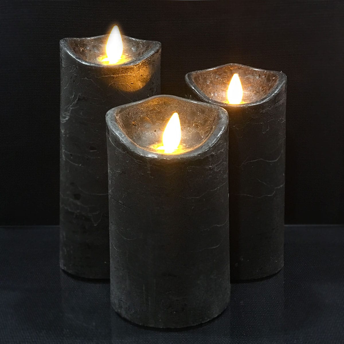 LED-Blockkerze Rustik Paraffin – Gemütliches Licht Für Sichere Nächte 19