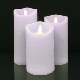 LED-Blockkerze Rustik Paraffin – Gemütliches Licht Für Sichere Nächte 4