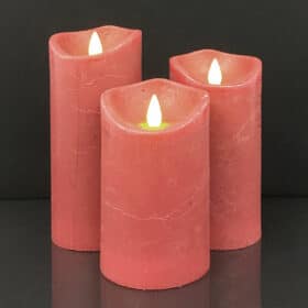 LED-Blockkerze Rustik Paraffin – Gemütliches Licht Für Sichere Nächte 5