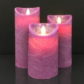 LED-Blockkerze Rustik Paraffin – Gemütliches Licht Für Sichere Nächte 7