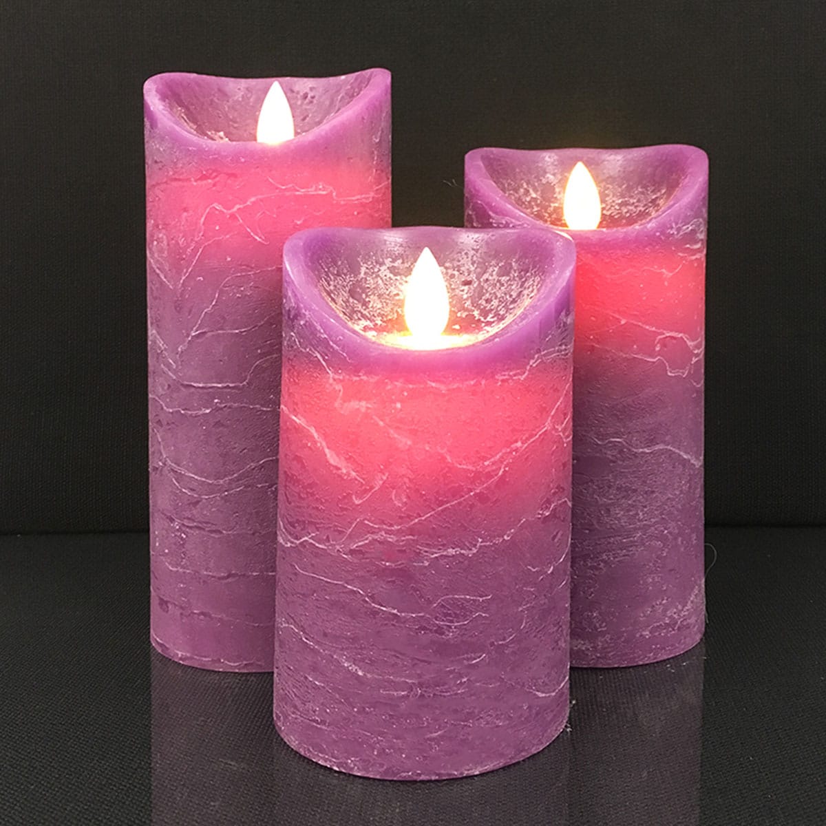 LED-Blockkerze Rustik Paraffin – Gemütliches Licht Für Sichere Nächte 9