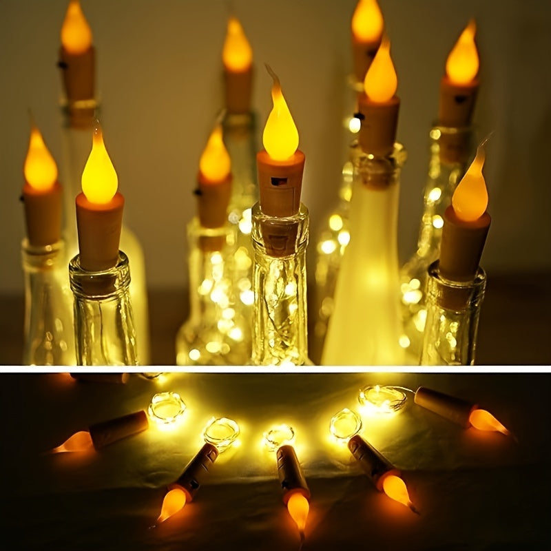 LED-Flaschenlichter Set 10 Stück – Bezaubernde Lichtakzente Für Feste 6
