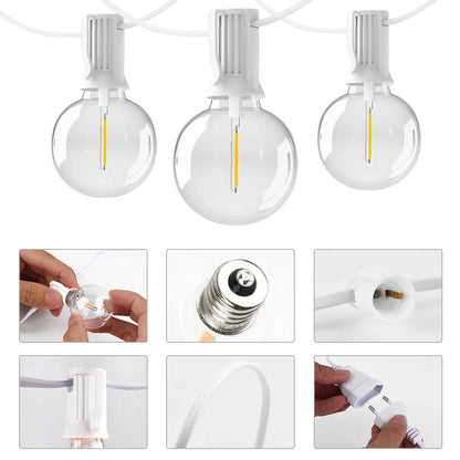 **LED-Schnur Licht 30m** – Warmes Licht für Romantische Atmosphäre 4