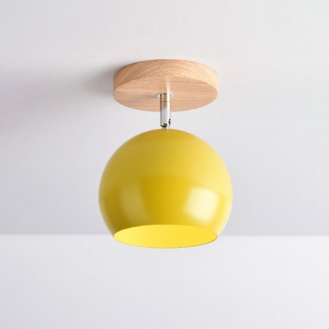 **LED-WANDLEUCHTE AUS HOLZ** – Stilvolle Beleuchtung mit Verstellbarer Kugel 3
