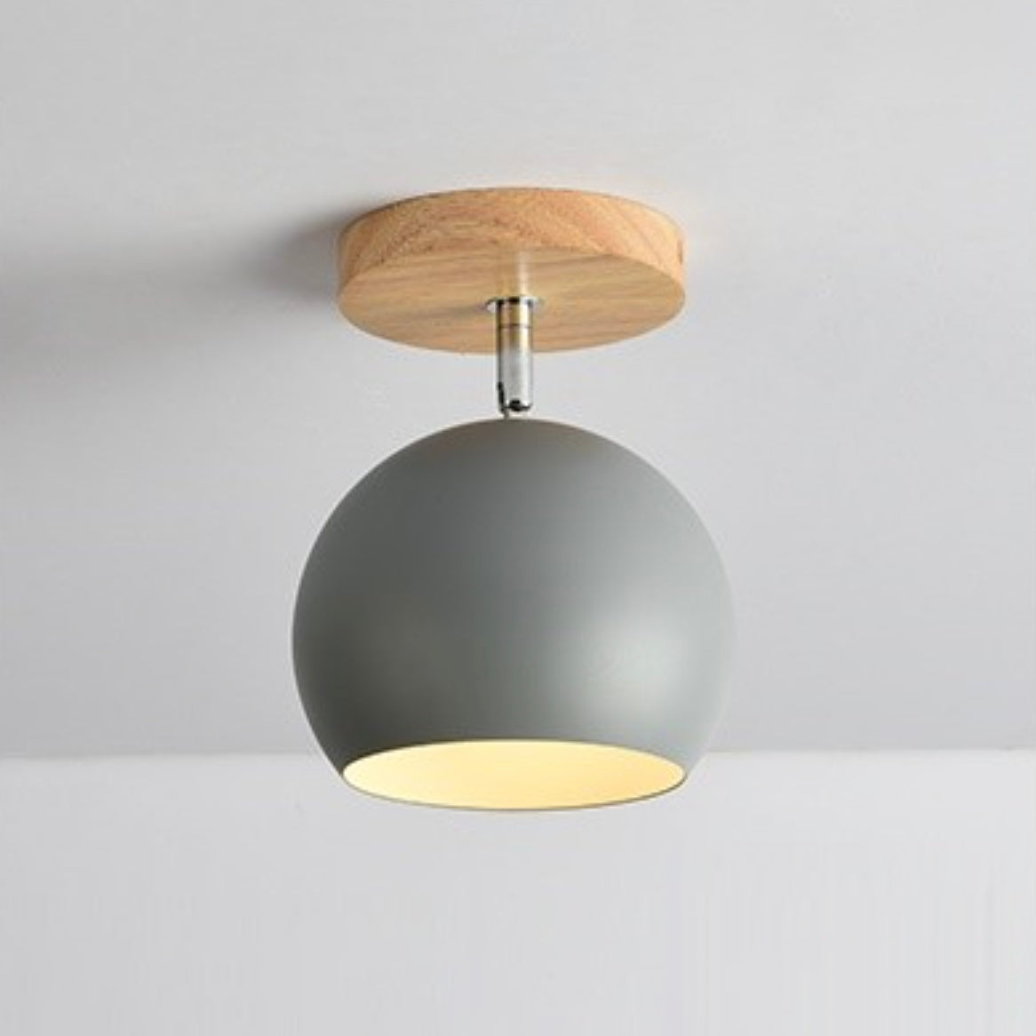 **LED-WANDLEUCHTE AUS HOLZ** – Stilvolle Beleuchtung mit Verstellbarer Kugel 7