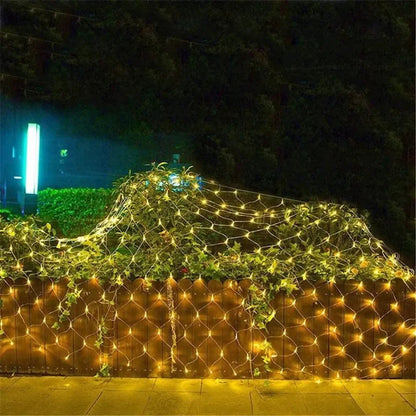 **LED-Weihnachtslichter Netzförmig** – Stimmungsvolles Licht für Drinnen und Draußen 6
