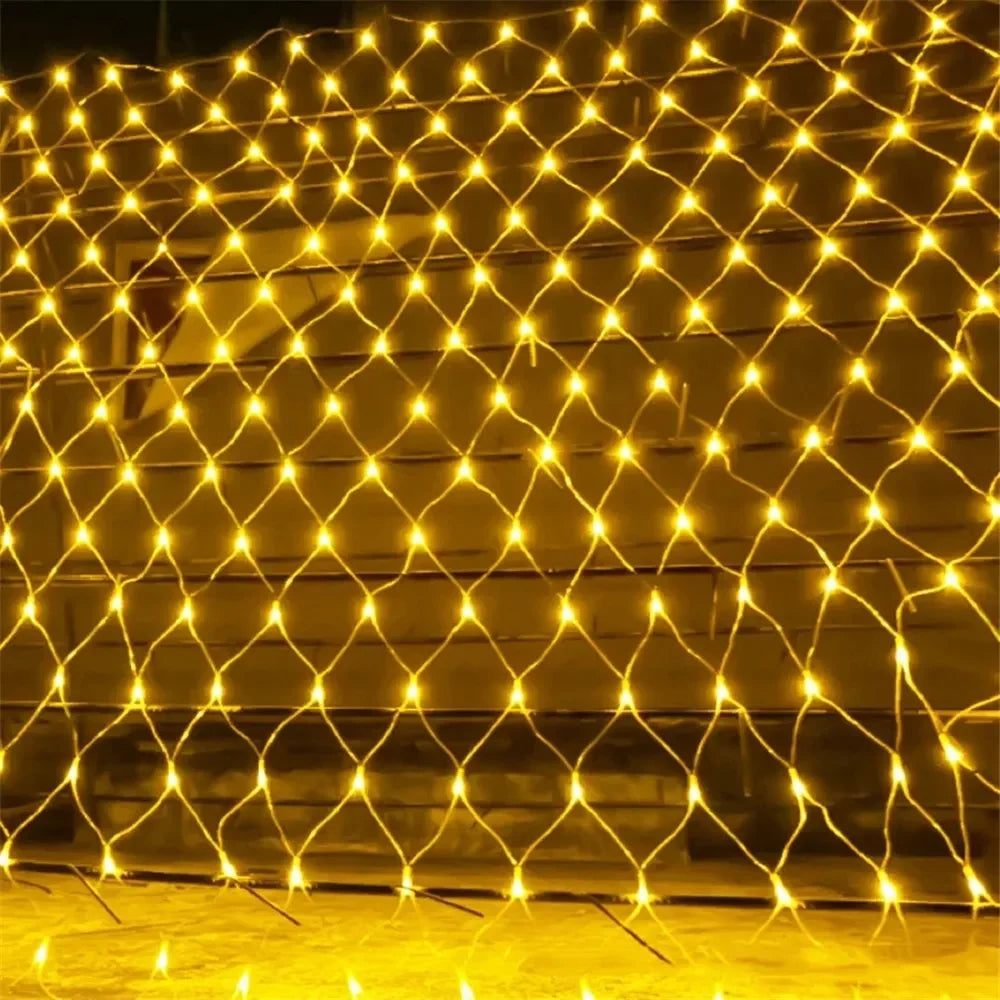 **LED-Weihnachtslichter Netzförmig** – Stimmungsvolles Licht für Drinnen und Draußen 7