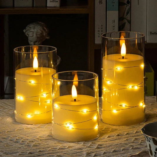 **LED Elektronisches Kerzenlicht** – Realistische Flamme für Jede Feier 0