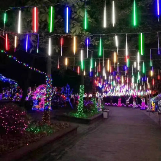 LED Meteor Dusche Regen Lichter – Atemberaubende Lichtshow für Feste im Freien 1