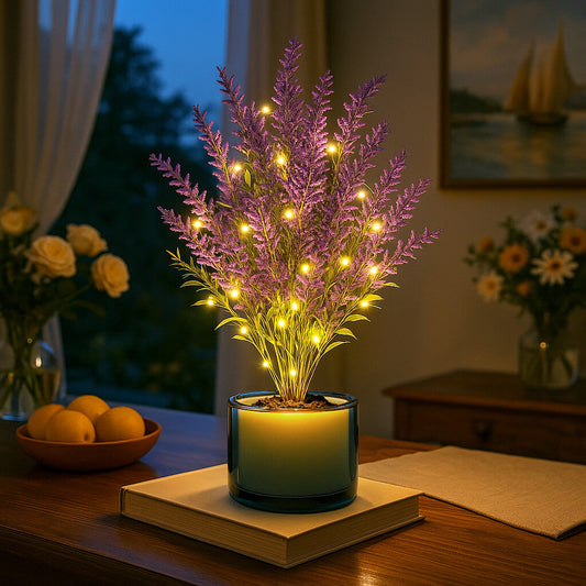 LED Tischlampe Lavendel-Traum – Beruhigendes Licht Für Ihr Zuhause 0