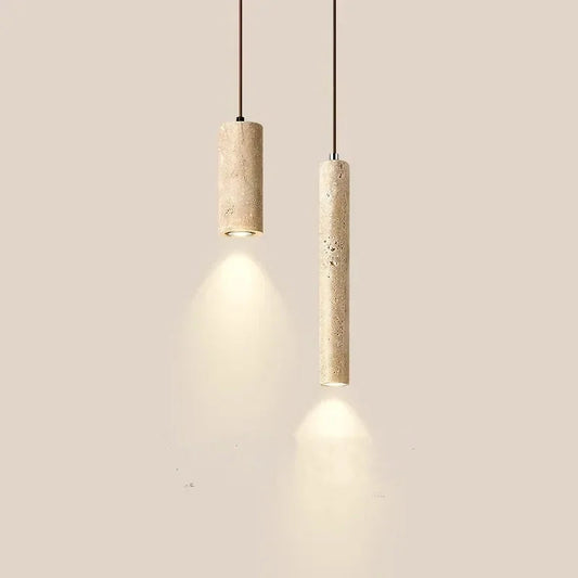 LED Zylindrische Pendelleuchte – Elegante Steinoptik für Stilvolle Räume 3