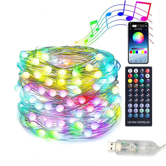 LUMISHOW RGB Smart LED Lichterkette – Kreative Beleuchtung Für Jede Gelegenheit 0