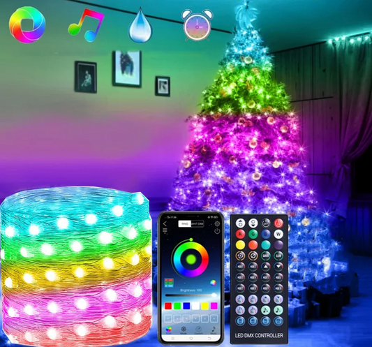LUMISHOW RGB Smart LED Lichterkette – Kreative Beleuchtung Für Jede Gelegenheit 1