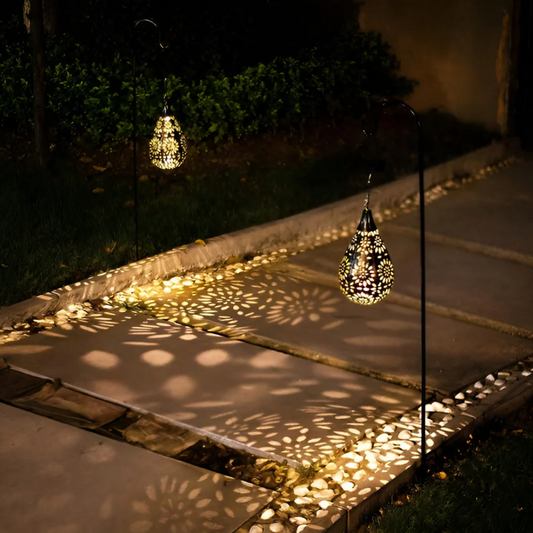 **LUXE SCHWARZE SOLAR AUSSENLAMPE – Stilvolle Beleuchtung für Ihren Garten** 0