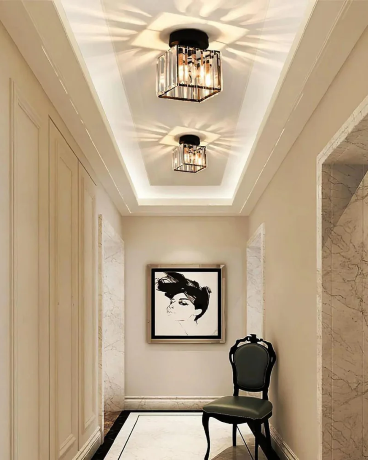 La Prismatique Deckenlampe – Elegante Beleuchtung Mit Warmem Licht