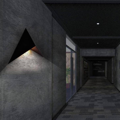 Loft Dreieckige LED-Design-Wandleuchte – Elegantes Licht Für Stilvolles Ambiente 2