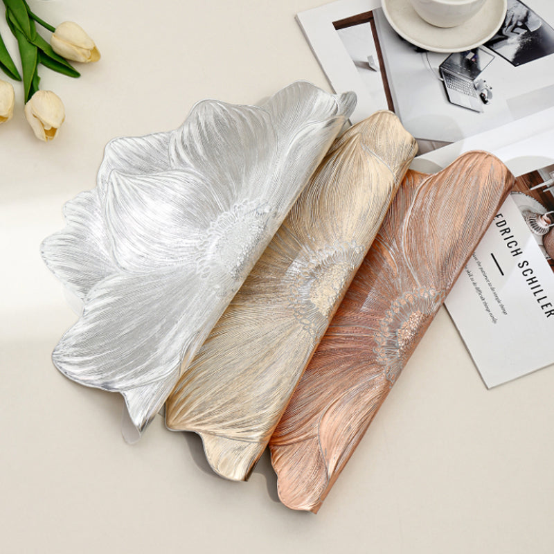 Lotusförmiges Abwaschbares Tischset – Elegante Tischdekoration Für Stilvolle Anlässe 6