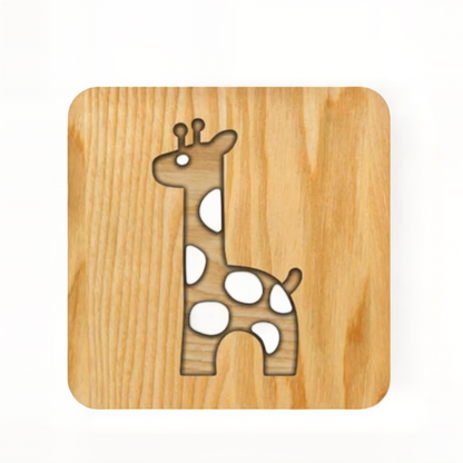 LumaCarve Giraffe LED Nachttischlampe – Beruhigendes Licht Für Fantasievolle Nächte 5