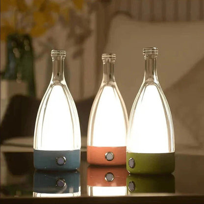 LumiBottle Nachtlampe Weinflaschenform – Gemütliches Warmes Licht Für Entspannte Abende 6