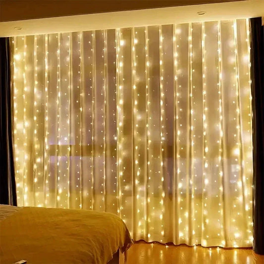 LumiCurtain USB-LED-Vorhangleuchte – Festliche Lichtakzente Für Jeden Anlass 7