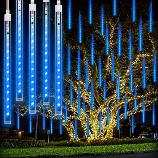 LumiRegen 50 cm LED-Sternschnuppen-Regen – Bezaubernde Lichtshow für Festliche Momente 1