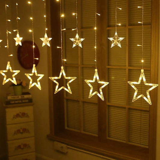 LumiSter LED Lichtervorhang 3,5 m – Magische Lichtakzente für Ihre Feier 1