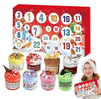 Lustiger Weihnachts Schleim Adventskalender – Kreativer Spielspaß für Kinder 3