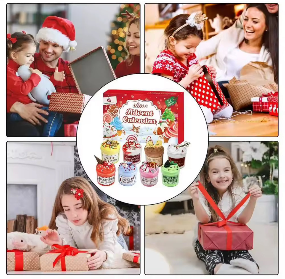 Lustiger Weihnachts Schleim Adventskalender – Kreativer Spielspaß für Kinder 6