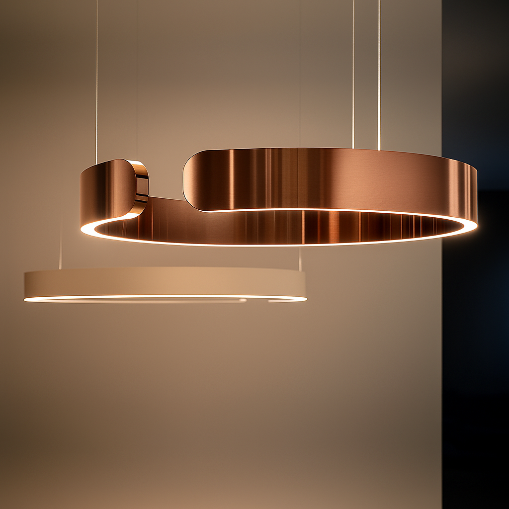 LuxeNova Pendelleuchte LED Rund – Stilvolle Hängelampe Für Jedes Ambiente 2