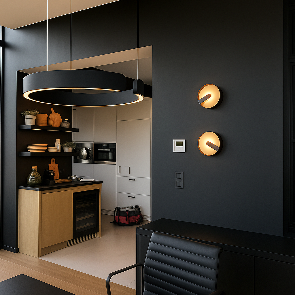 LuxeNova Pendelleuchte LED Rund – Stilvolle Hängelampe Für Jedes Ambiente 5