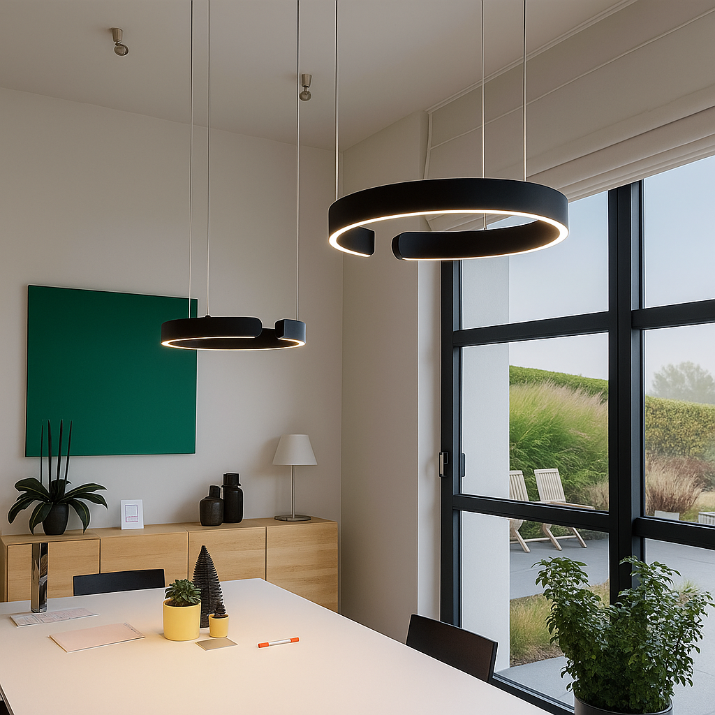 LuxeNova Pendelleuchte LED Rund – Stilvolle Hängelampe Für Jedes Ambiente 6