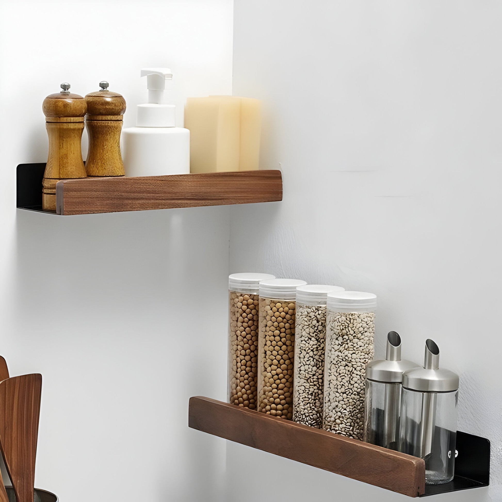 LuxeWood Badezimmerregal aus Massivholz – Elegantes Design für Stil und Ordnung 6