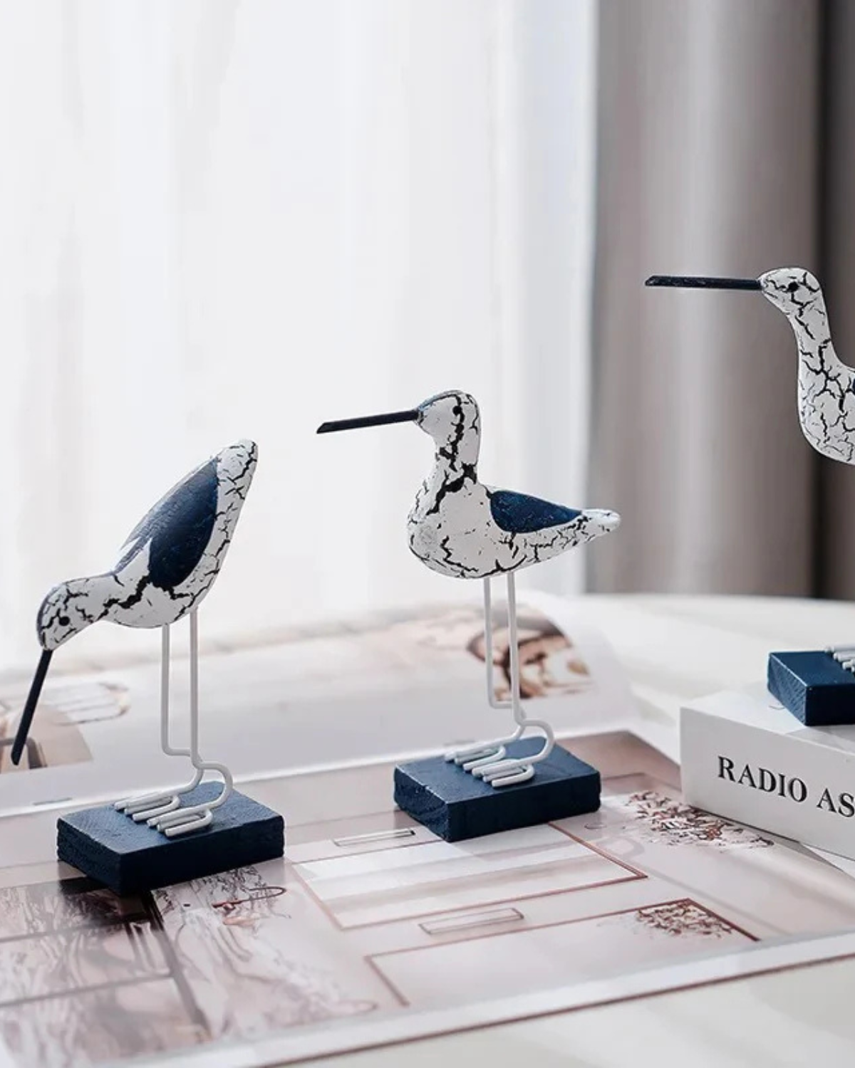 Luxe Federtrio Skulpturen Set – Anmutige Eleganz Für Ihr Zuhause 3