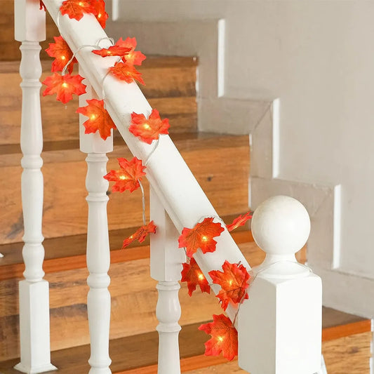 MAPLE BLATTLAMPEN – Stilvolle LED Lichterkette für Herbstzauber 1