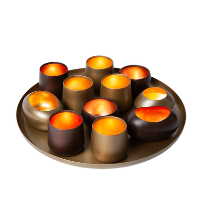 Marlot Metallschale Eleo – Stilvolle Teelichthalter Für Elegante Akzente 0