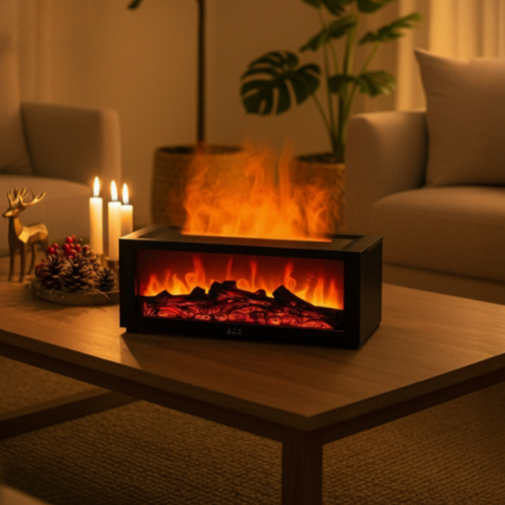 Mini Elektrokamin Mit Realistischem Flammeneffekt – Behagliche Wärme Für Ihr Zuhause 0