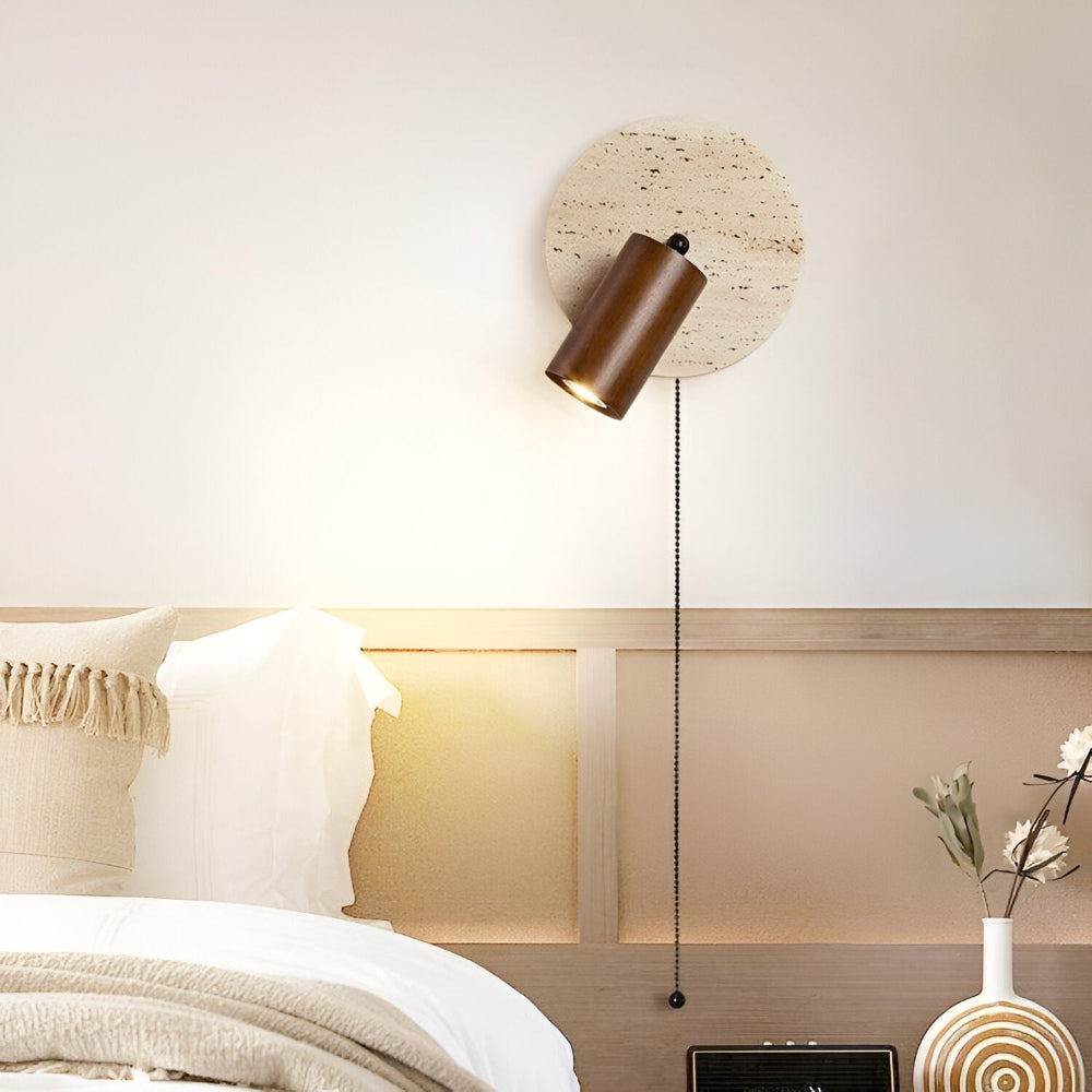 Mini Runde LED Wandleuchte Travertin – Stilvolle Akzente für Ihr Zuhause 6